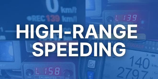 High Range Speeding Banner