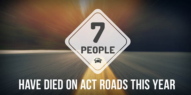 Seven people have died on ACT roads this year