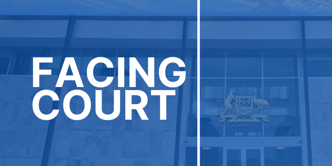 Facing court 