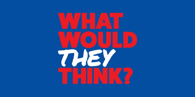 What Would They Think web banner logo