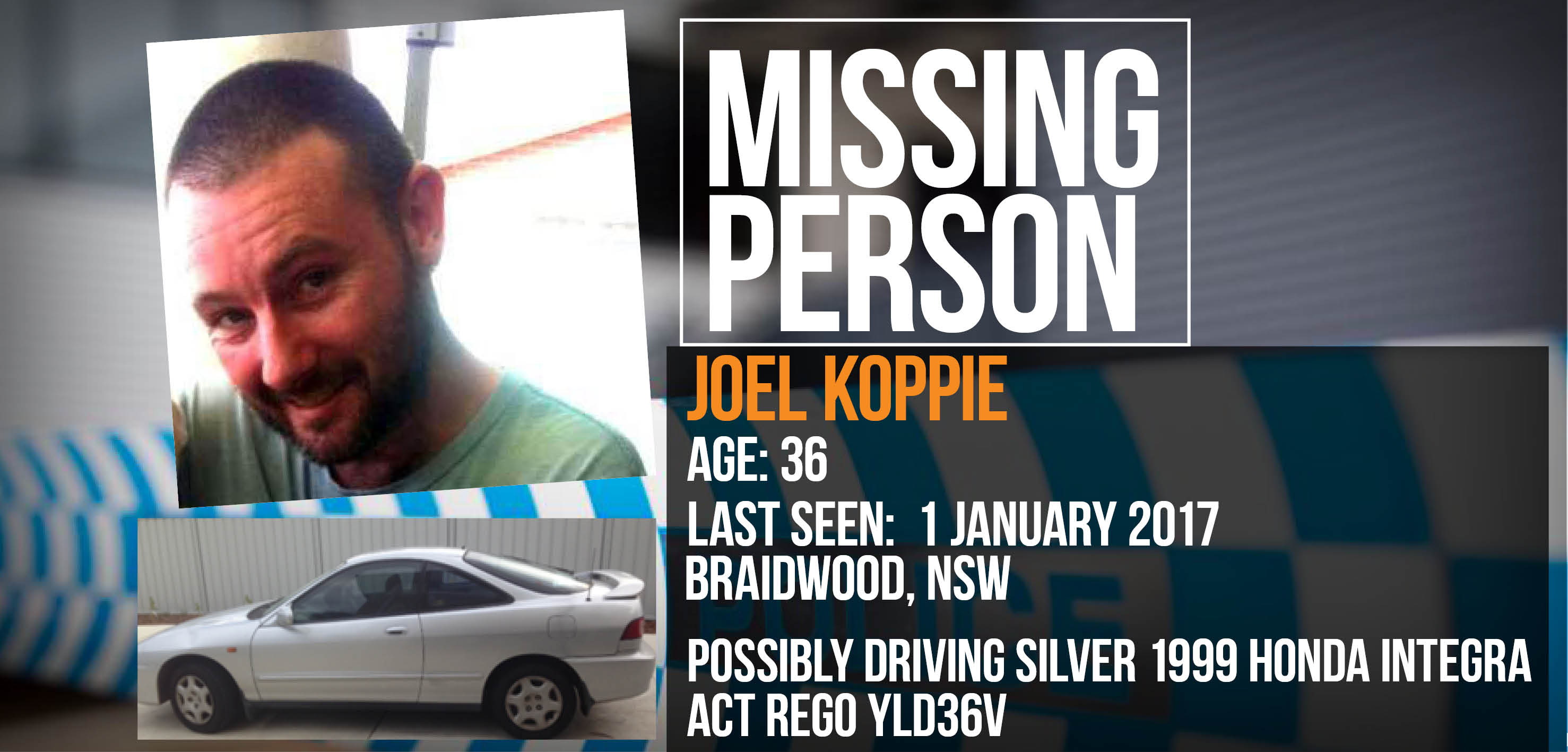 Missing person Joel Koppie