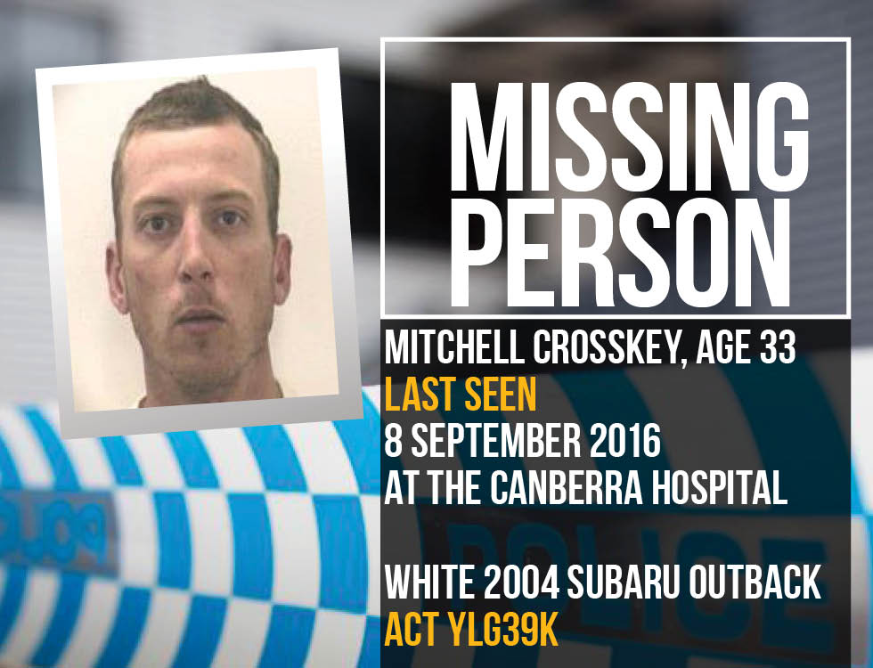 Missing man Mitchell Crosskey