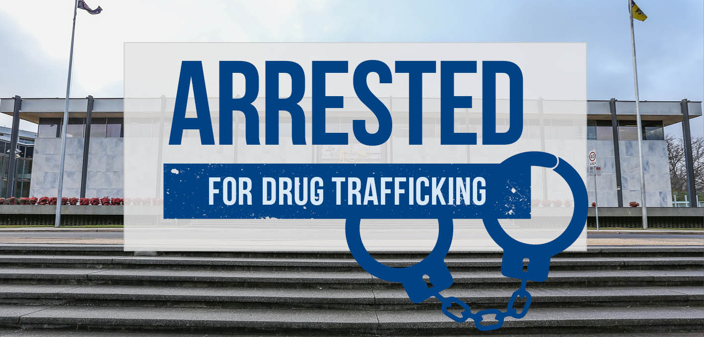 Arrested for drug trafficking
