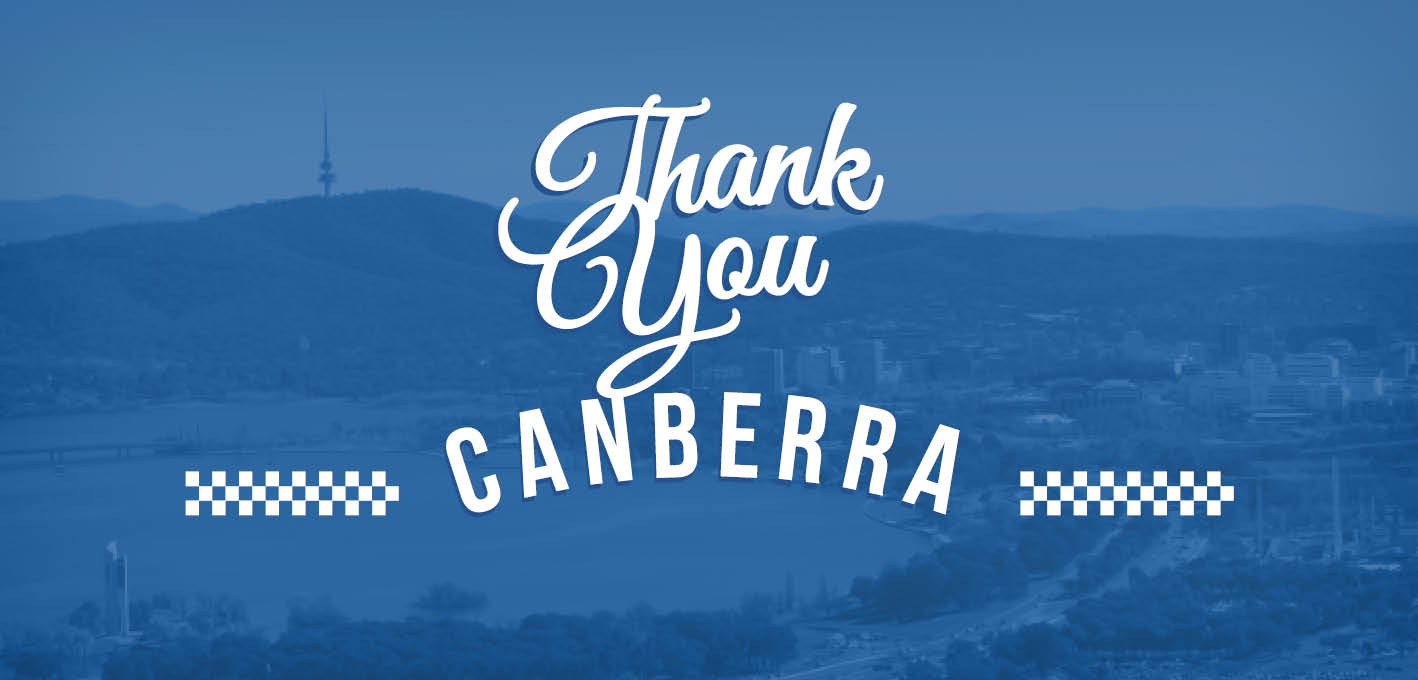 Thank you Canberra 