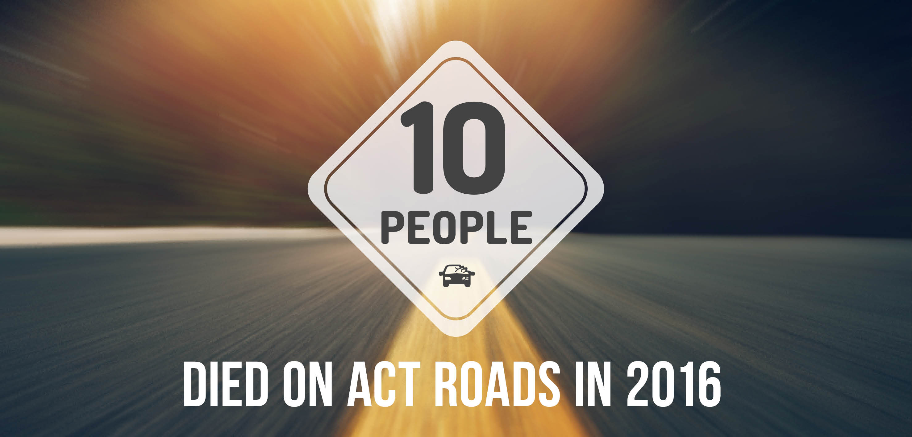 10 people died on ACT roads in 2016