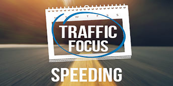 July road user safety focus: speeding