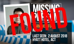 Missing Person Yuanzhen Fu Found