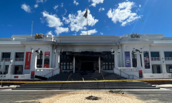 Image of fire damage to Old Parliament House
