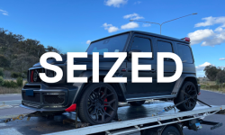Seized wagon banner