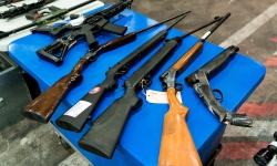 More than 130 surrendered and seized firearms have been destroyed by ACT Policing.