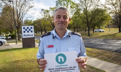 Detective Superintendent Jamey Bellicanta supports Neighbour Day 2019