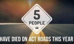 Five people have died on ACT roads this year