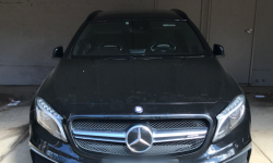 A black Mercedes GLA45 was seized 