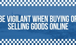ACT Policing would like to remind the Canberra community to be vigilant when buying or selling valuable goods, particularly via online marketplaces.