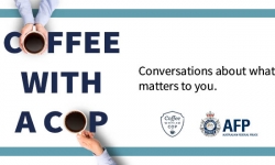 Molonglo residents encouraged to join police for a Coffee with a Cop.