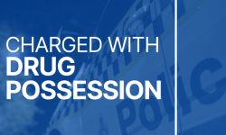 Drug possession banner