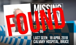 Update: Missing person Thomas Brimage has been found safe and well.