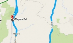 Picture of a map detailing roads of interest that are Majura Road, Pialligo Ave and Sutton Road for which police are calling for witnesses around this area. 