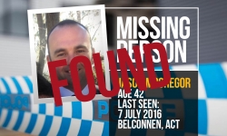 Missing man found safe and well