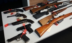Firearms seized as part of Operation Ronin