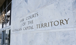 Image of the front of the law courts of the ACT