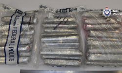 ACT Policing and the Australian Border Force (ABF) have intercepted 106kg of methamphetamine.