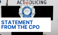 Statement from the CPO