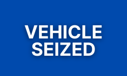 Text banner - Vehicle seized 