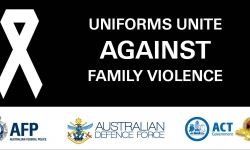 Uniforms Unite Against Family Violence 