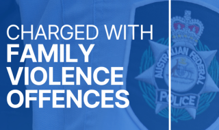 Charged w family violence